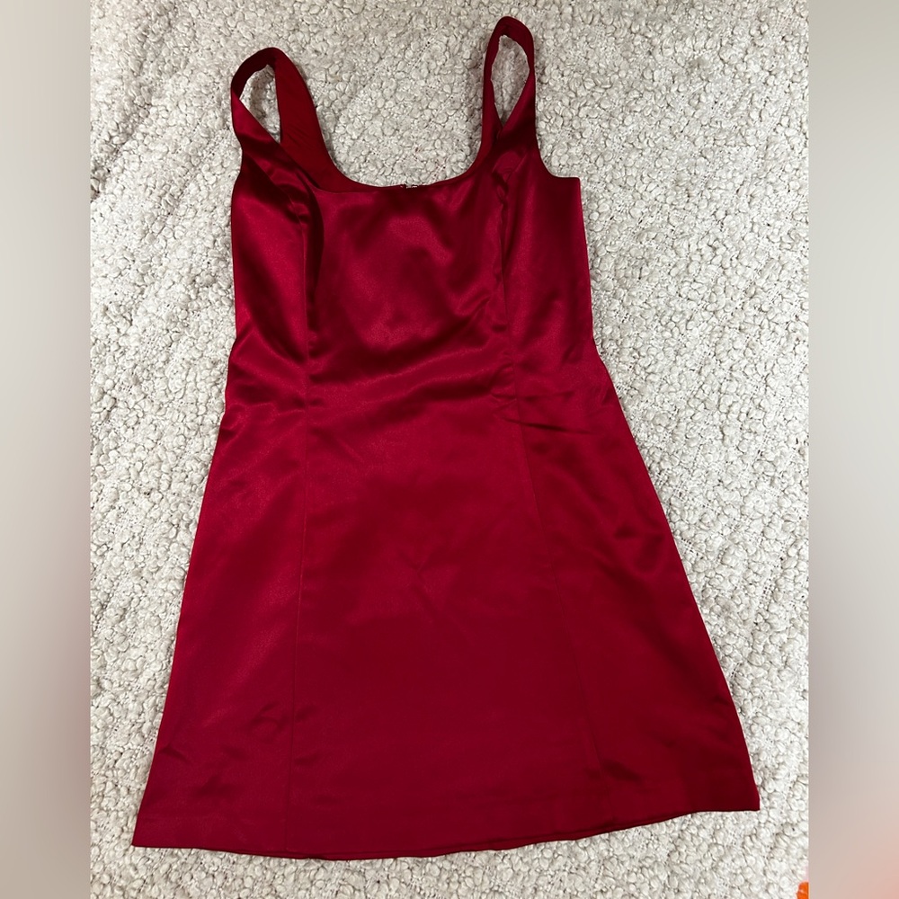 Gap Red Satin Dress
